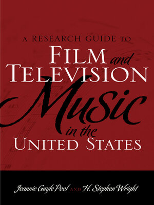 cover image of A Research Guide to Film and Television Music in the United States